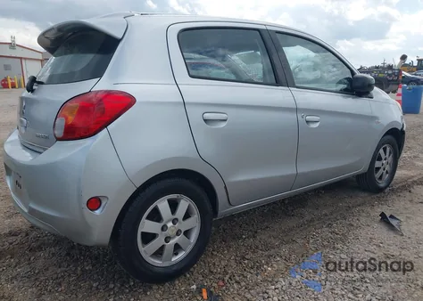 2014 Mitsubishi Mirage Es z USA, uszkodzony, nr VIN ML32A4HJ9EH024674